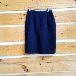 Laura Ashley Vintage‎ 85% Wool Lined Zippered Sz. 4 Skirt